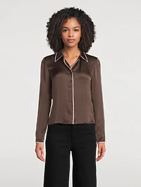 The Slim Essential Silk Shirt