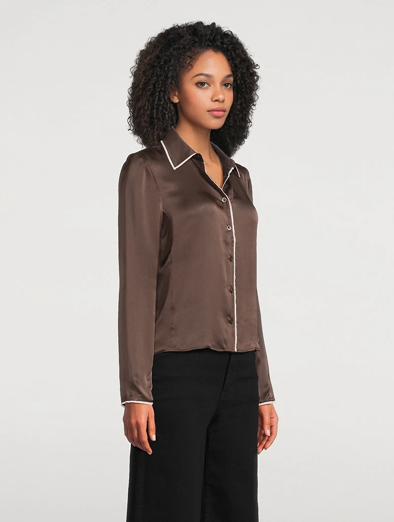 The Slim Essential Silk Shirt