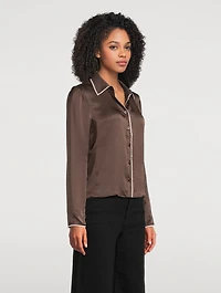 The Slim Essential Silk Shirt