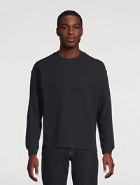 Waffle Textured Long-Sleeve T-Shirt