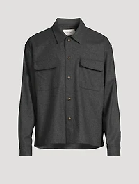Wool-Blend Overshirt
