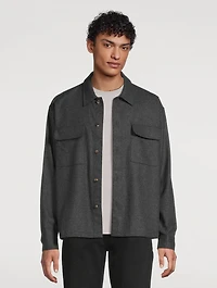Wool-Blend Overshirt