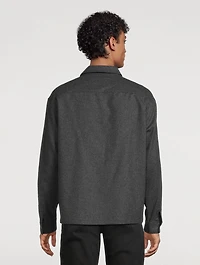Wool-Blend Overshirt