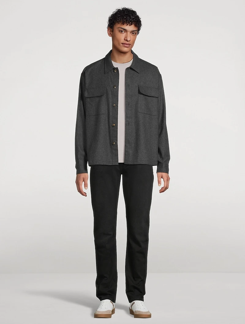 Wool-Blend Overshirt