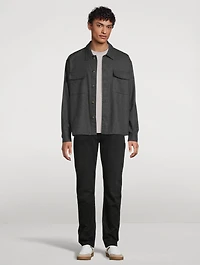 Wool-Blend Overshirt