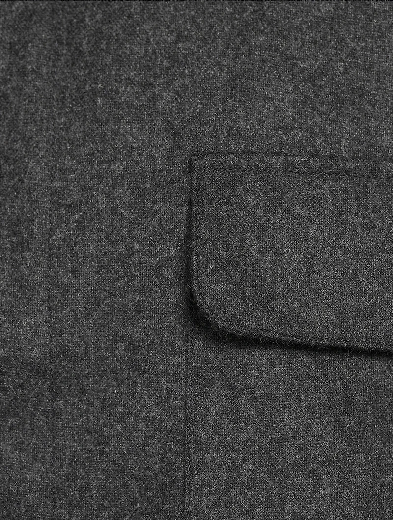 Wool-Blend Overshirt