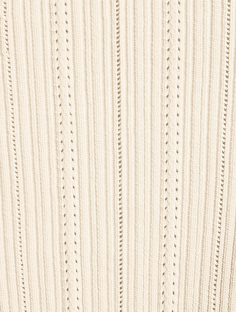 Camryn Pointelle Knit T-Shirt
