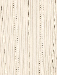 Camryn Pointelle Knit T-Shirt