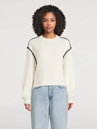 Terry Whipstitch Sweatshirt
