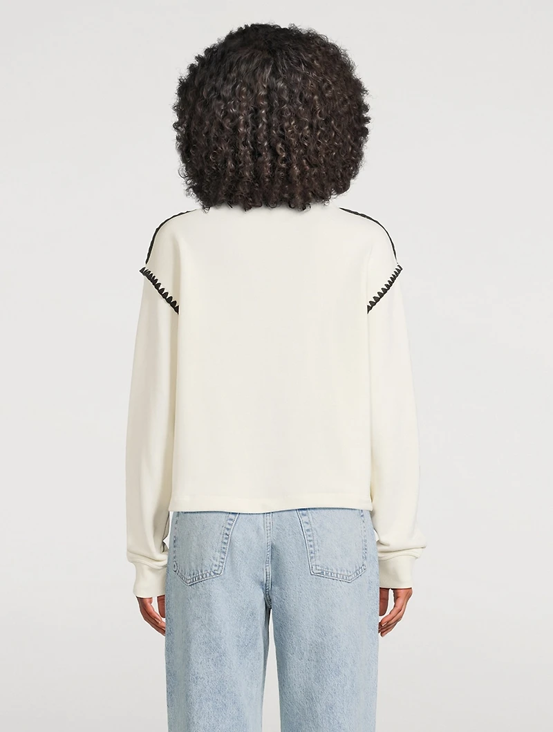 Terry Whipstitch Sweatshirt