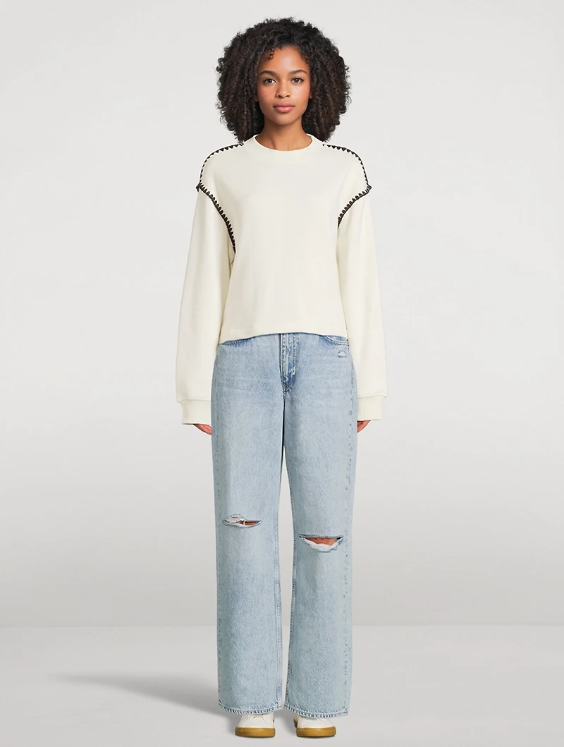 Terry Whipstitch Sweatshirt