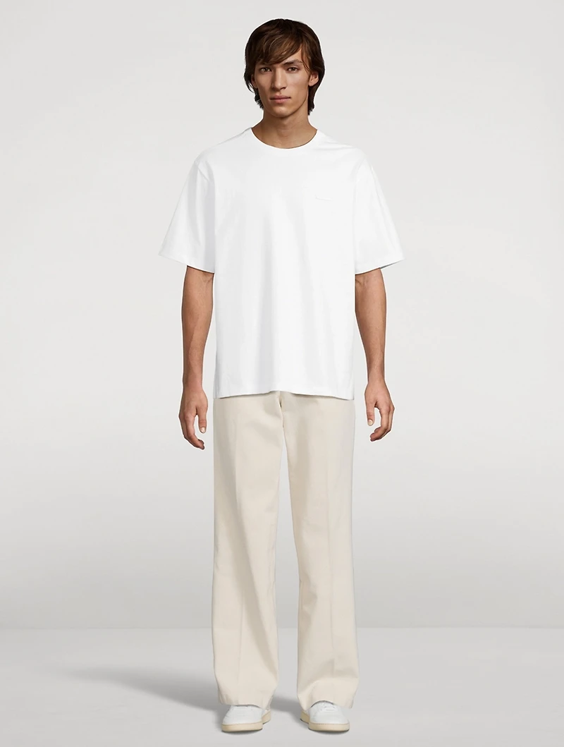 Gusset Cotton T-Shirt