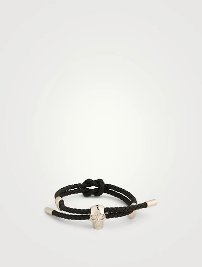 Skull Leather Bracelet
