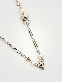 Skull And Pearl Necklace