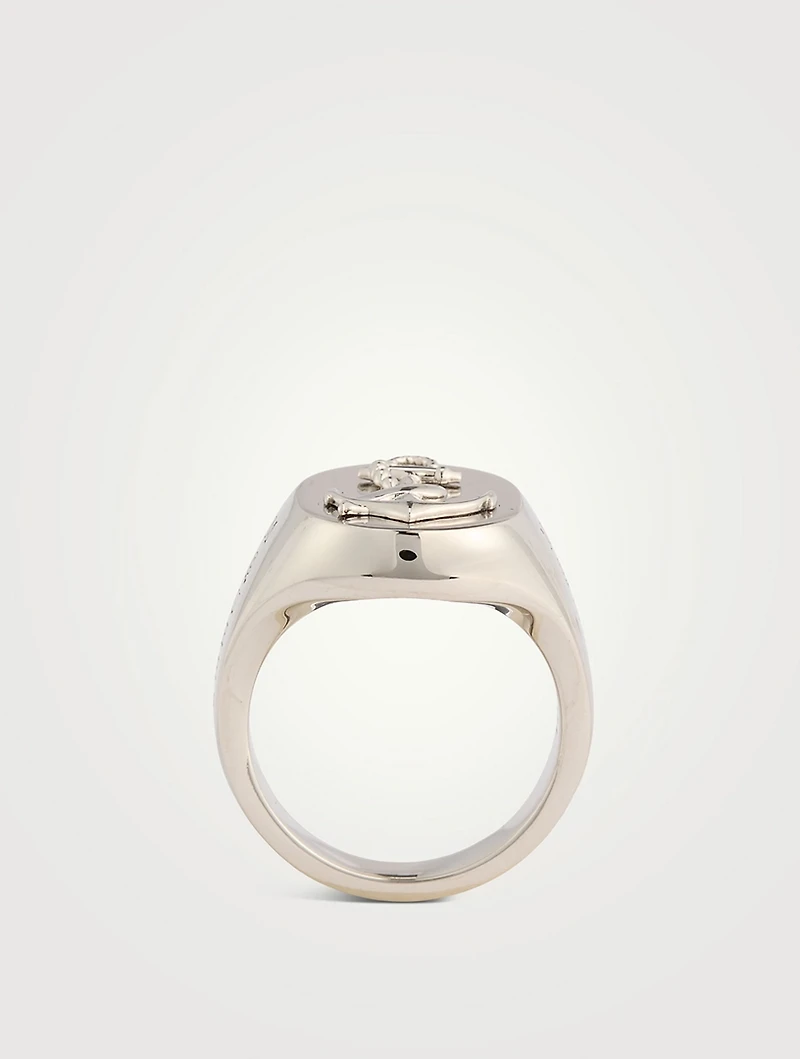 Anchor Signet Ring
