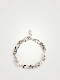 Skull And Pearl Bracelet