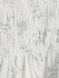 Brigide Smocked Midi Dress Floral Print