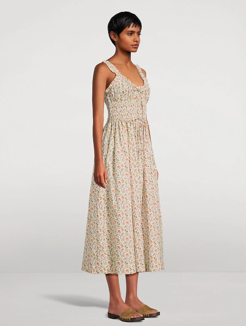 Emmaretta Midi Dress Floral Print
