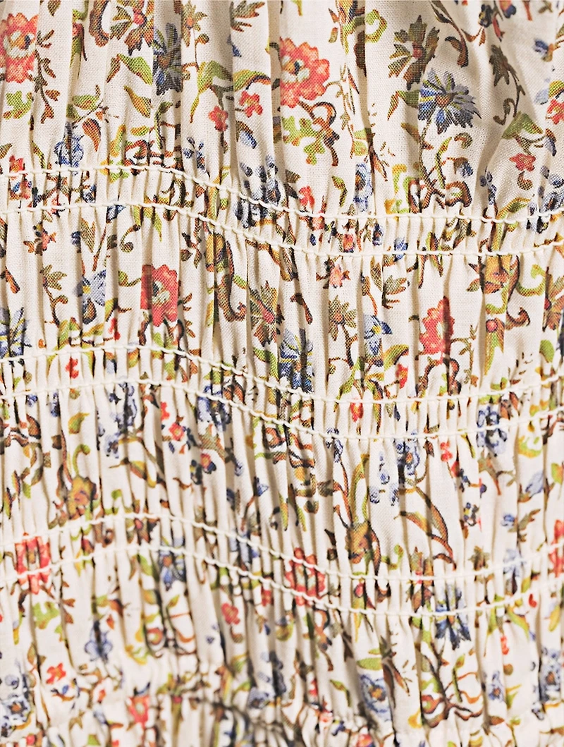 Emmaretta Midi Dress Floral Print