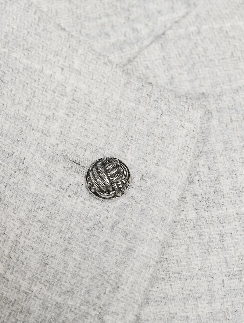 Wool And Cashmere Jacket Check Print
