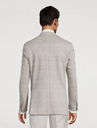 Wool Jacket Plaid Print