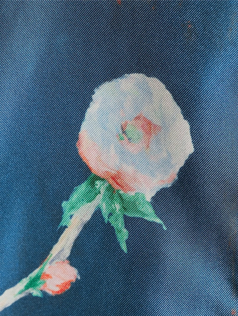 Sansi Silk Shirt Floral Print