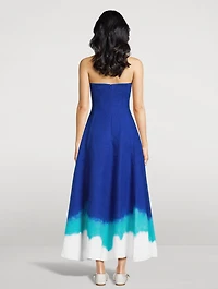 Alessia Linen Twill Midi Dress