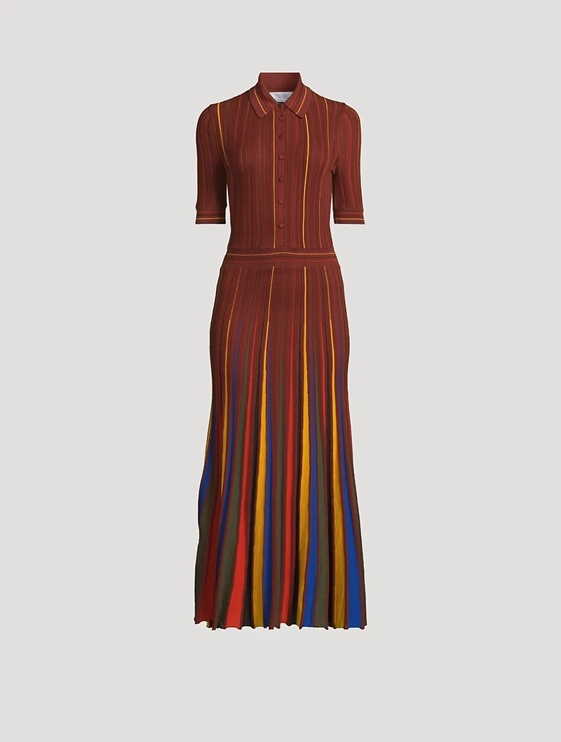 Calypso Merino Wool Midi Dress