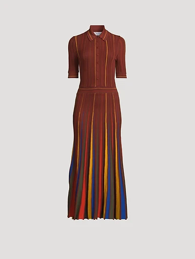 Calypso Merino Wool Midi Dress