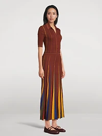 Calypso Merino Wool Midi Dress