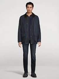 Wool Johnny-Collar Sweater