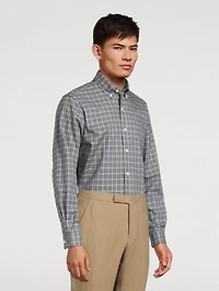 Cotton Twill Shirt Plaid Print