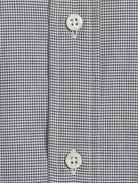 Classic Fit Houndstooth Twill Shirt