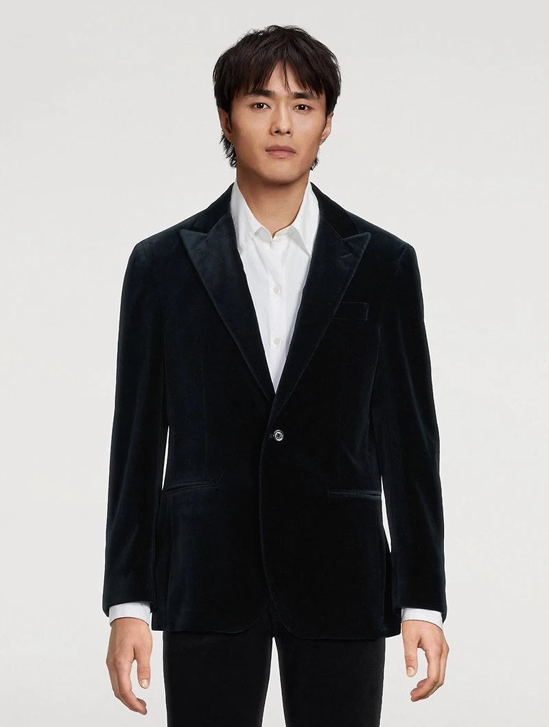 Velvet Tailored Jacket