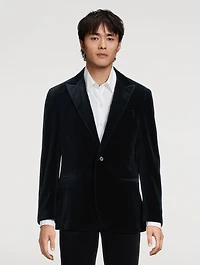 Velvet Tailored Jacket