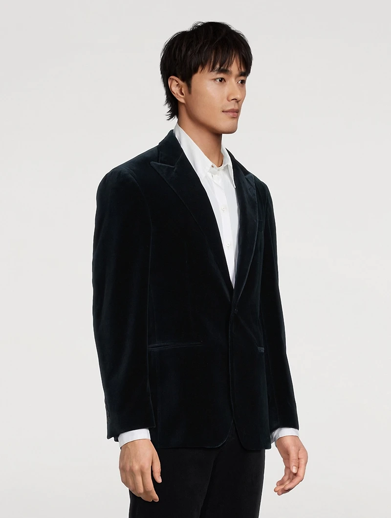 Velvet Tailored Jacket
