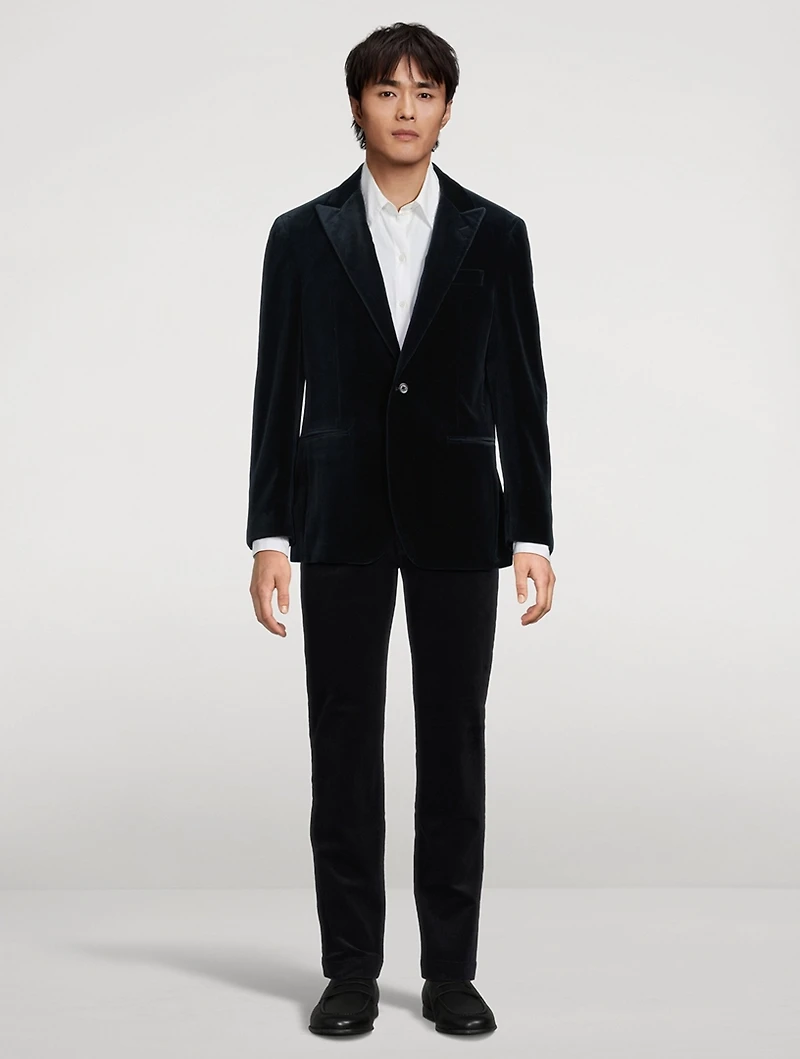 Velvet Tailored Jacket