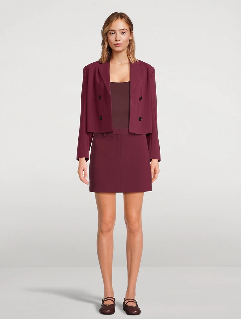 Admiral Crêpe Mini Skirt
