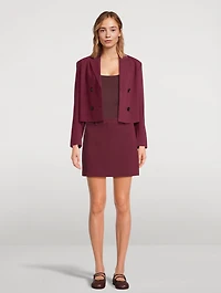 Admiral Crêpe Mini Skirt