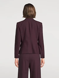 Slim Stretch Wool Blazer
