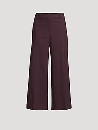 Classic Stretch Wool Suit Pants