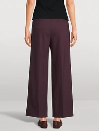 Classic Stretch Wool Suit Pants