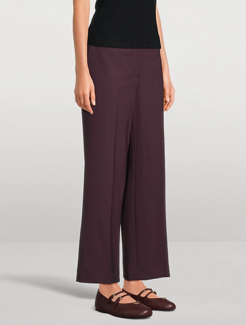 Classic Stretch Wool Suit Pants