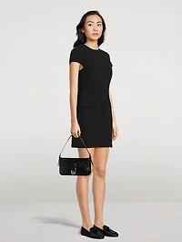 Admiral Crepe Short-Sleeve Shift Dress