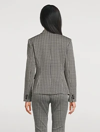 Carissa Knit Plaid Jacket