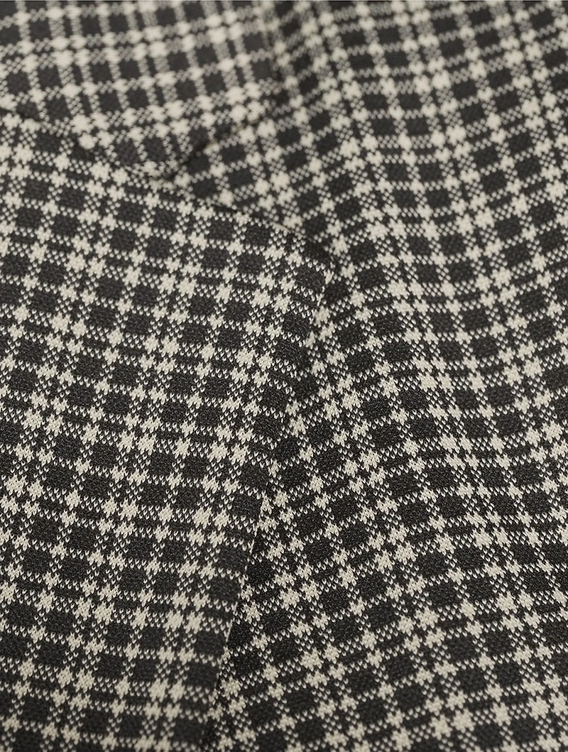 Carissa Knit Plaid Jacket
