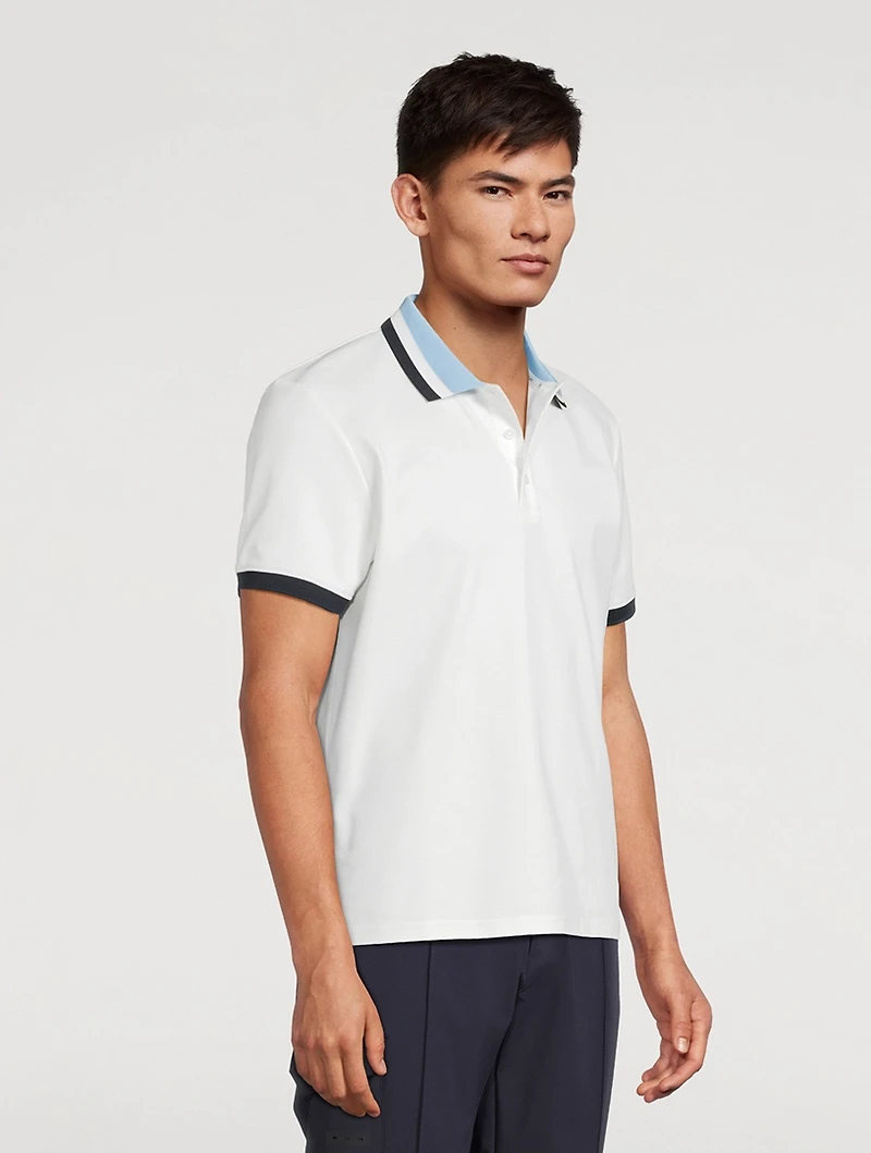 Supima Pique Stripe Polo