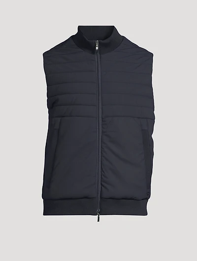 Stretch Nylon Quilted Vest
