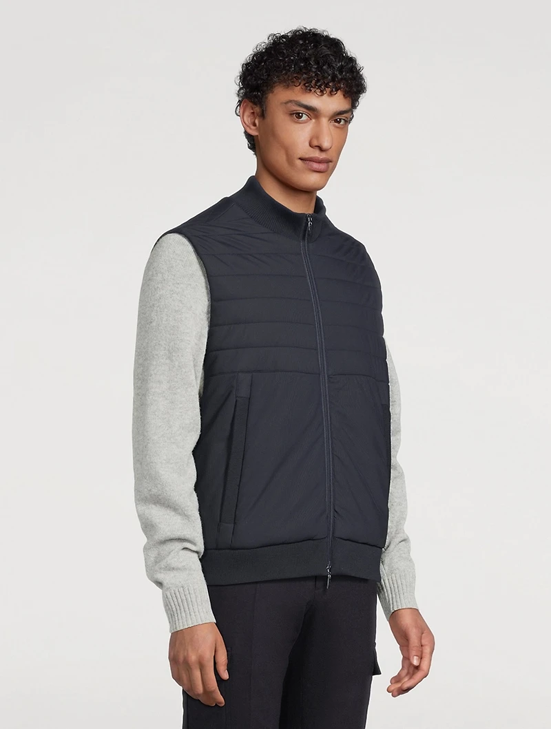 Stretch Nylon Quilted Vest