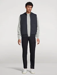 Stretch Nylon Quilted Vest
